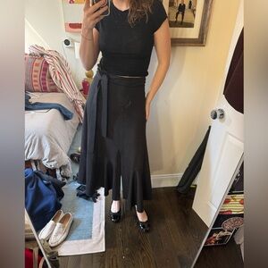 Akris punto maxi skirt wool